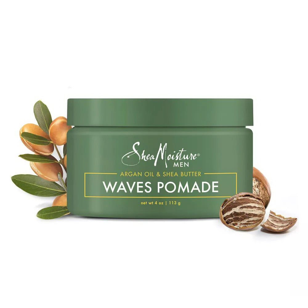 SheaMoisture Men Waves Pomade with Argan Oil and Shea Butter 4Oz (113g)